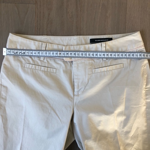 Club monaco cotton chinos size 2 - Picture 6 of 10